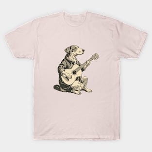 labrador retriever playing guitar T-Shirt